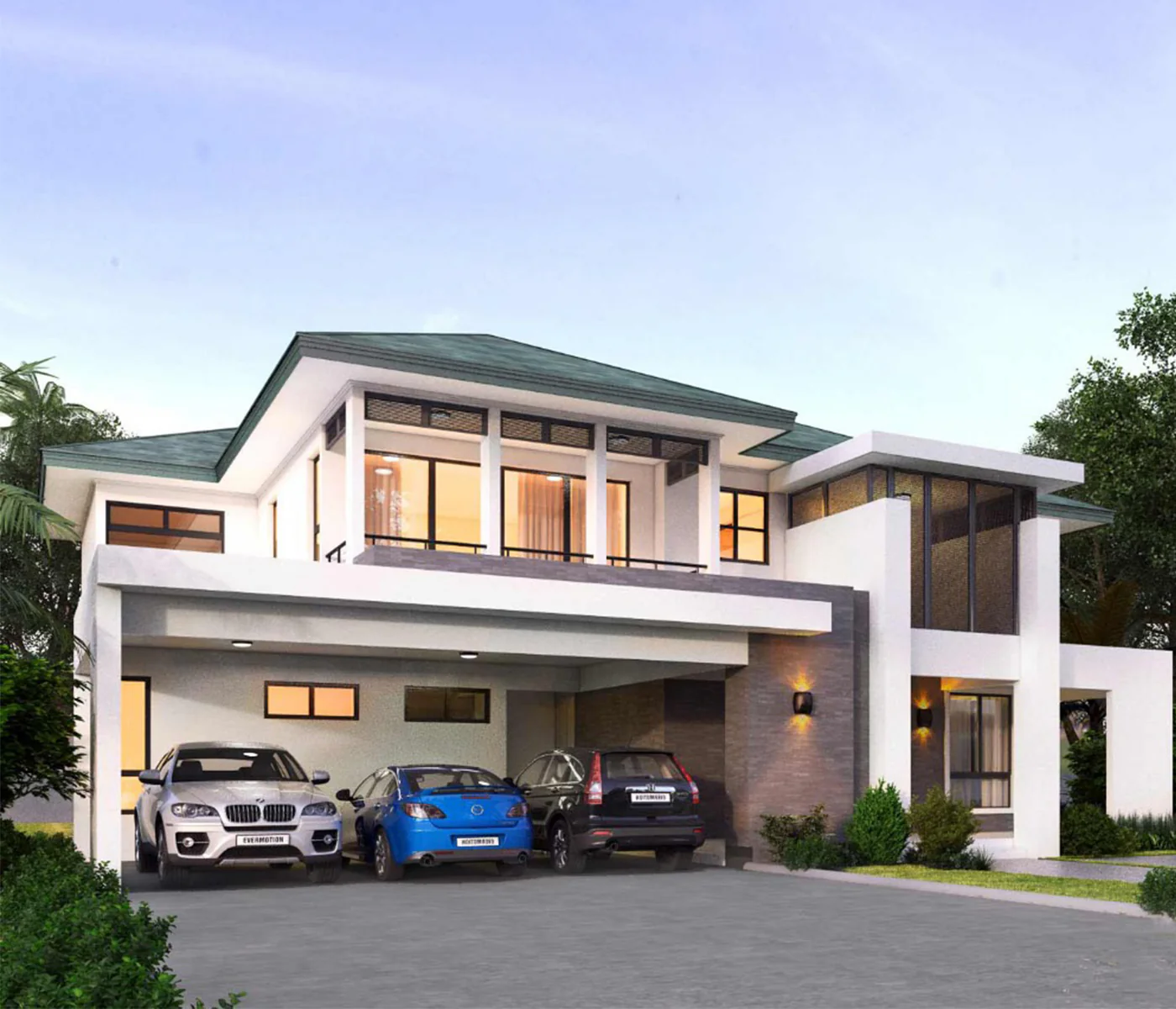 5 beds luxury house