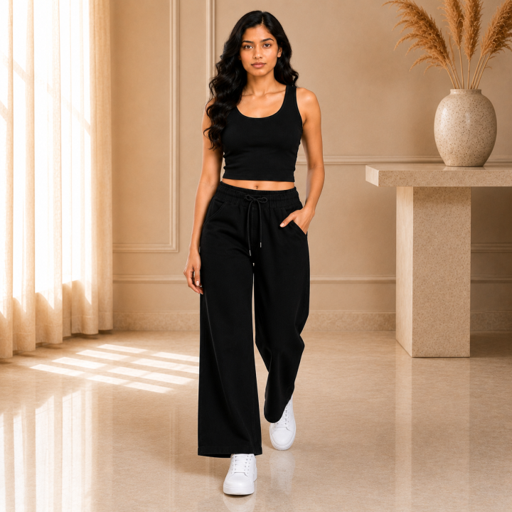 Women's Cotton Denim Joggers Pant