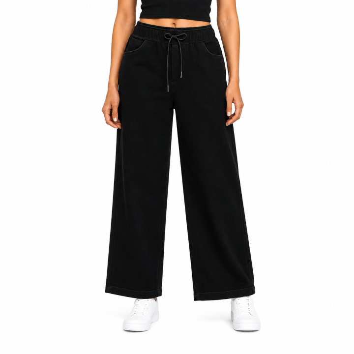 Women's Cotton Denim Joggers Pant