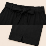 Women's 100 % Cotton Straight Fit Pants I Mid- Rise Design I Multi Pockets Pant I