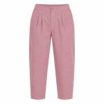 Women's High Waist Pleated Straight Fit Trousers I Casual Wide Leg Pants I Functional Pockets
