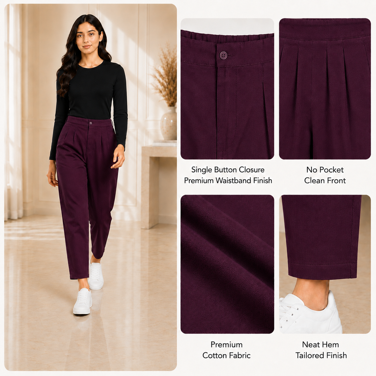 High Waisted Pants